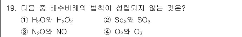 위험물산업기사 2019년 19번 - 정답과 핵심 포인트를 검수 중인 기출문제