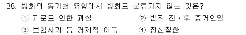 화재감식평가기사 2019년 38번 - 정답과 핵심 포인트를 검수 중인 기출문제