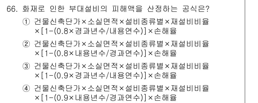화재감식평가기사 2019년 66번 - 정답과 핵심 포인트를 검수 중인 기출문제