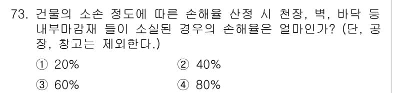 화재감식평가기사 2019년 73번 - 정답과 핵심 포인트를 검수 중인 기출문제