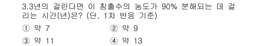 폐기물처리기사 2019년 34번 - 정답과 핵심 포인트를 검수 중인 기출문제