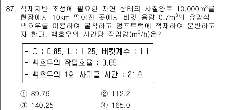 조경기사 2019년 87번 - 정답과 핵심 포인트를 검수 중인 기출문제