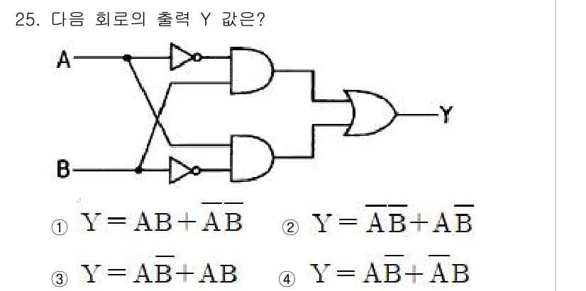 컴퓨터시스템기사(B형) 2019년 25번 - 정답과 핵심 포인트를 검수 중인 기출문제