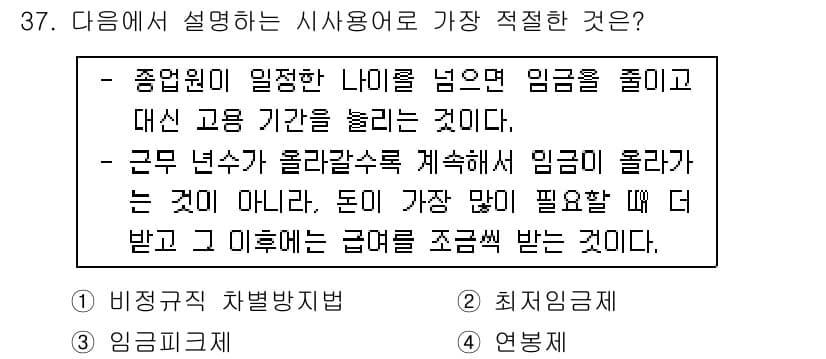 비서_2급 2015년 37번 - 정답과 핵심 포인트를 검수 중인 기출문제