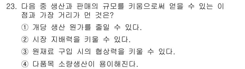 비서_2급 2017년 23번 - 정답과 핵심 포인트를 검수 중인 기출문제