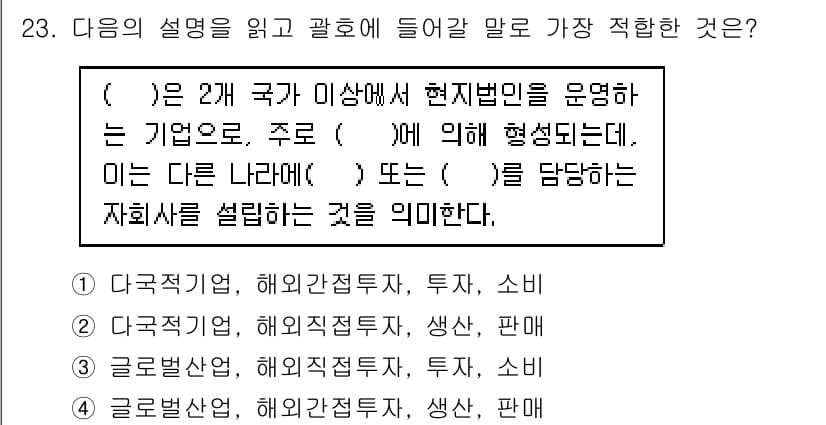 비서_2급 2018년 23번 - 정답과 핵심 포인트를 검수 중인 기출문제