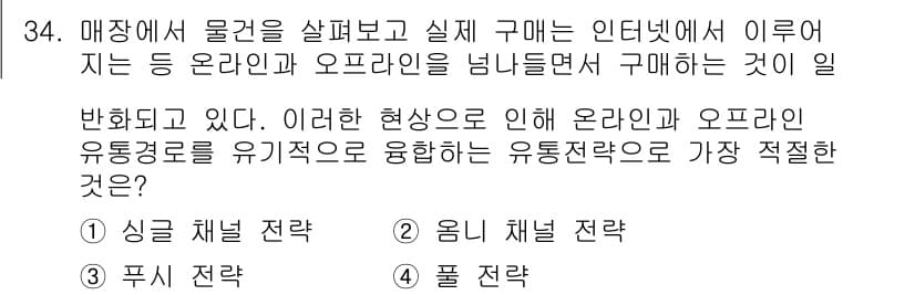 비서_1급 2015년 34번 - 정답과 핵심 포인트를 검수 중인 기출문제