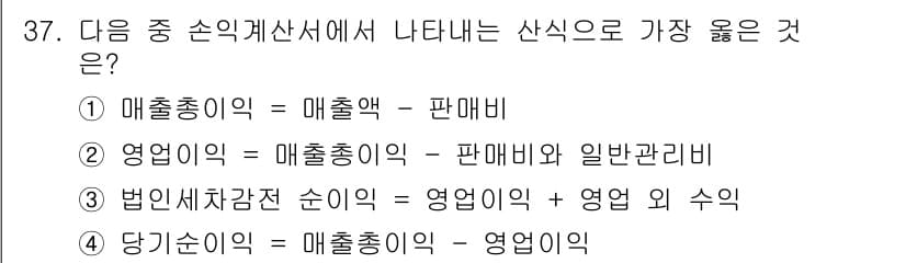 비서_1급 2018년 37번 - 정답과 핵심 포인트를 검수 중인 기출문제