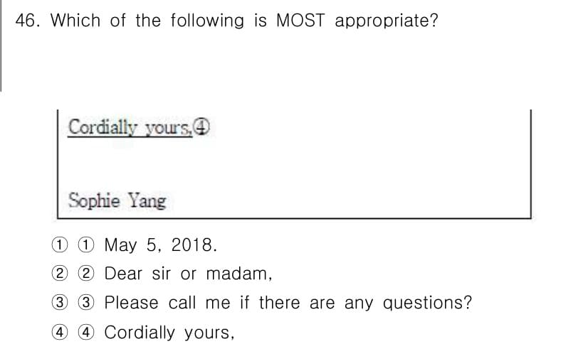 비서_1급 2018년 47번 - 정답과 핵심 포인트를 검수 중인 기출문제