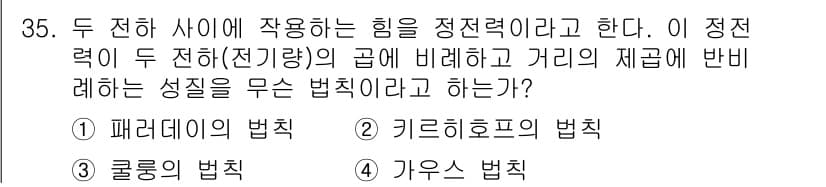 소방설비산업기사(전기) 2019년 35번 - 정답과 핵심 포인트를 검수 중인 기출문제