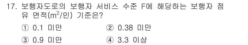 교통기사 2019년 17번 - 정답과 핵심 포인트를 검수 중인 기출문제