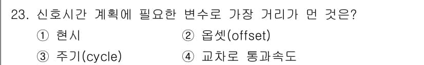 교통기사 2019년 23번 - 정답과 핵심 포인트를 검수 중인 기출문제