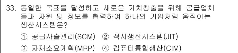 스포츠경영관리사 2019년 33번 - 정답과 핵심 포인트를 검수 중인 기출문제
