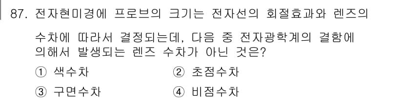 금속재료기사 2019년 87번 - 정답과 핵심 포인트를 검수 중인 기출문제