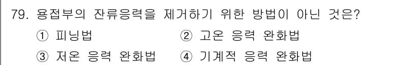 용접기사 2019년 80번 - 정답과 핵심 포인트를 검수 중인 기출문제