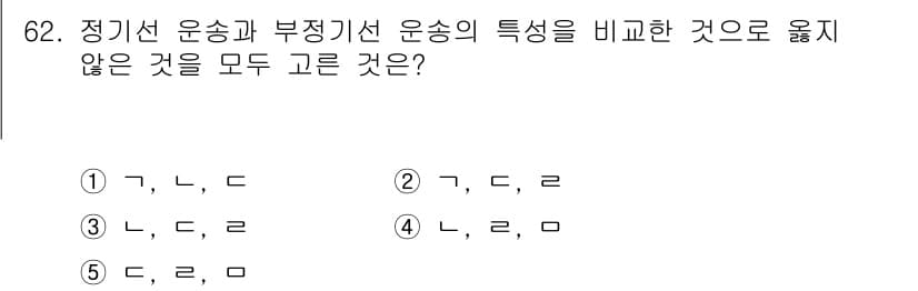 물류관리사_1교시 2015년 62번 - 정답과 핵심 포인트를 검수 중인 기출문제
