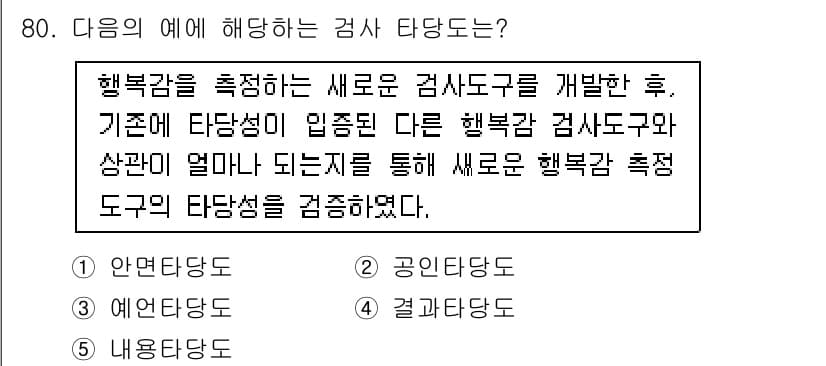 청소년상담사_1급(1교시)(구) 2015년 80번 - 정답과 핵심 포인트를 검수 중인 기출문제