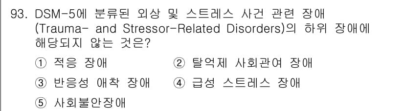 청소년상담사_1급(2교시)(구) 2015년 93번 - 정답과 핵심 포인트를 검수 중인 기출문제