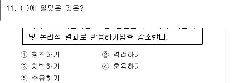 청소년상담사_1급(2교시) 2015년 11번 - 정답과 핵심 포인트를 검수 중인 기출문제