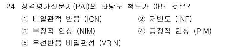 청소년상담사_1급(2교시) 2015년 24번 - 정답과 핵심 포인트를 검수 중인 기출문제