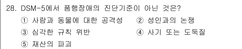 청소년상담사_1급(2교시) 2015년 28번 - 정답과 핵심 포인트를 검수 중인 기출문제