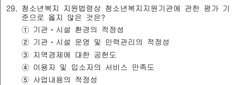 청소년상담사_1급(1교시) 2017년 29번 - 정답과 핵심 포인트를 검수 중인 기출문제