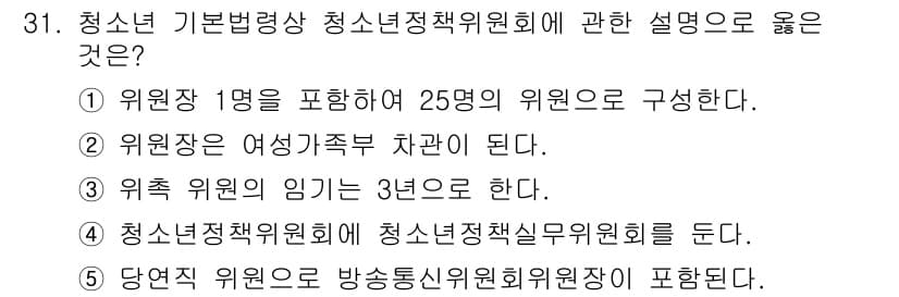 청소년상담사_1급(1교시)(구) 2018년 31번 - 정답과 핵심 포인트를 검수 중인 기출문제