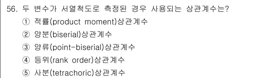 청소년상담사_1급(1교시) 2019년 56번 - 정답과 핵심 포인트를 검수 중인 기출문제