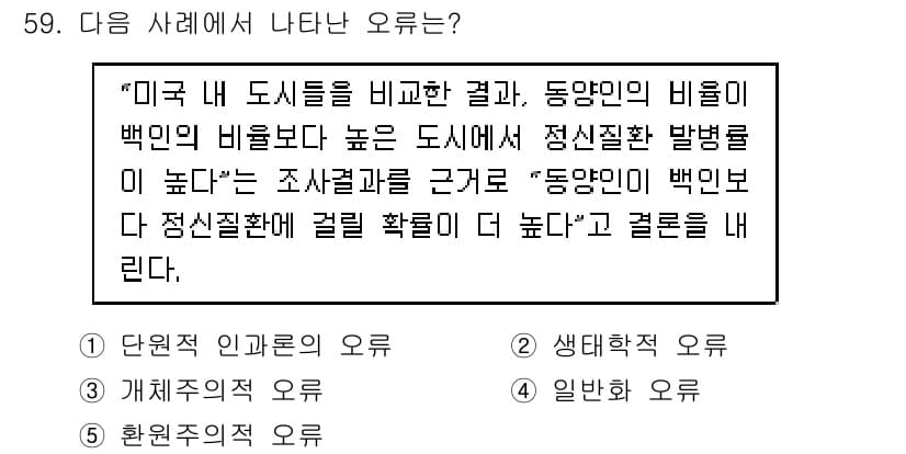 청소년상담사_1급(1교시) 2019년 59번 - 정답과 핵심 포인트를 검수 중인 기출문제
