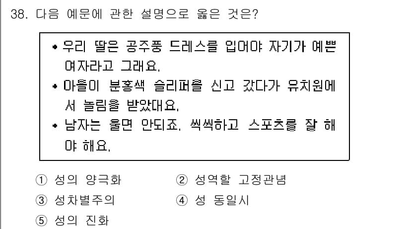 청소년상담사_1급(2교시)(구) 2019년 38번 - 정답과 핵심 포인트를 검수 중인 기출문제