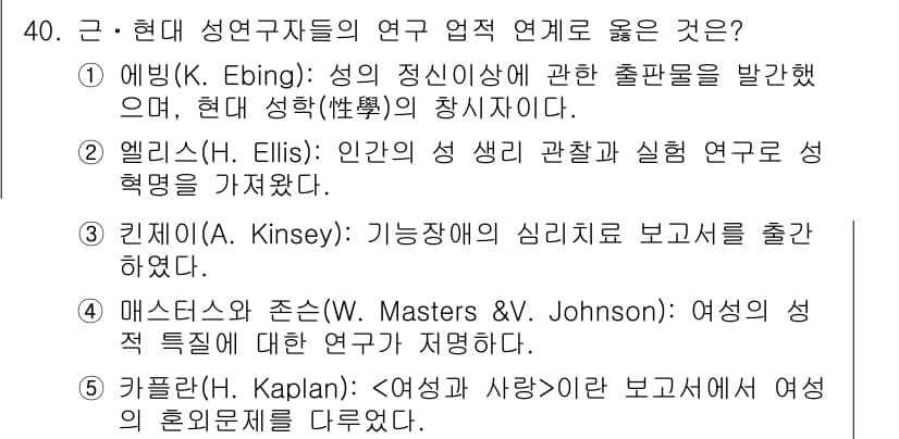청소년상담사_1급(2교시) 2019년 40번 - 정답과 핵심 포인트를 검수 중인 기출문제