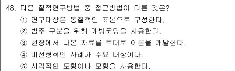 청소년상담사_2급(1교시)(구) 2016년 50번 - 정답과 핵심 포인트를 검수 중인 기출문제