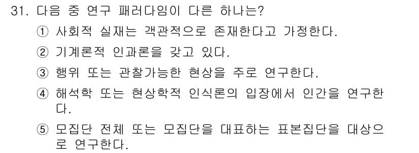청소년상담사_2급(1교시) 2016년 31번 - 정답과 핵심 포인트를 검수 중인 기출문제