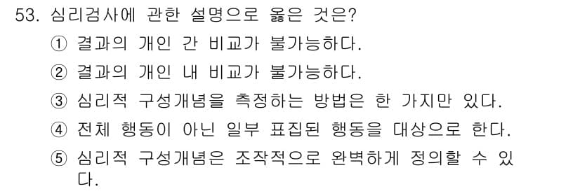 청소년상담사_2급(1교시) 2016년 55번 - 정답과 핵심 포인트를 검수 중인 기출문제