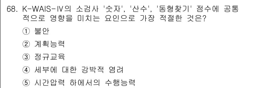 청소년상담사_2급(1교시) 2016년 70번 - 정답과 핵심 포인트를 검수 중인 기출문제
