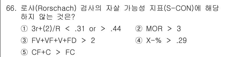 청소년상담사_2급(1교시)(구) 2017년 66번 - 정답과 핵심 포인트를 검수 중인 기출문제