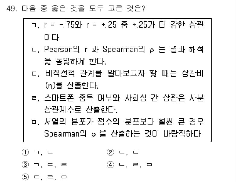 청소년상담사_2급(1교시) 2017년 49번 - 정답과 핵심 포인트를 검수 중인 기출문제