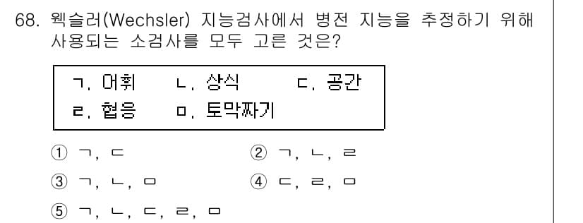 청소년상담사_2급(1교시) 2017년 68번 - 정답과 핵심 포인트를 검수 중인 기출문제