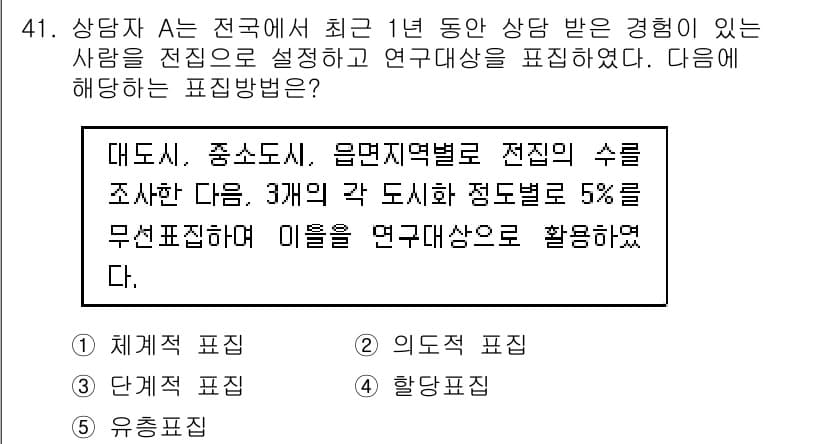 청소년상담사_2급(1교시) 2018년 41번 - 정답과 핵심 포인트를 검수 중인 기출문제