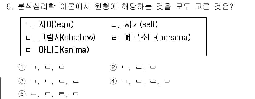 청소년상담사_2급(1교시)(구) 2019년 6번 - 정답과 핵심 포인트를 검수 중인 기출문제