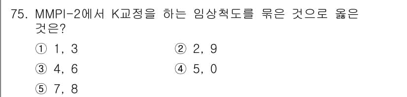 청소년상담사_2급(1교시)(구) 2019년 75번 - 정답과 핵심 포인트를 검수 중인 기출문제