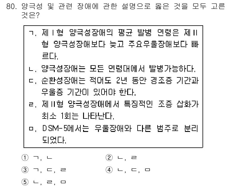 청소년상담사_2급(1교시)(구) 2019년 80번 - 정답과 핵심 포인트를 검수 중인 기출문제