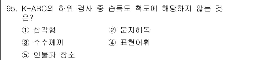 청소년상담사_2급(2교시)(구) 2017년 95번 - 정답과 핵심 포인트를 검수 중인 기출문제