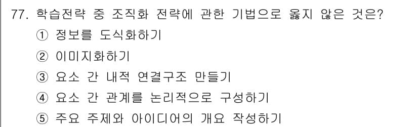 청소년상담사_2급(2교시) 2017년 77번 - 정답과 핵심 포인트를 검수 중인 기출문제
