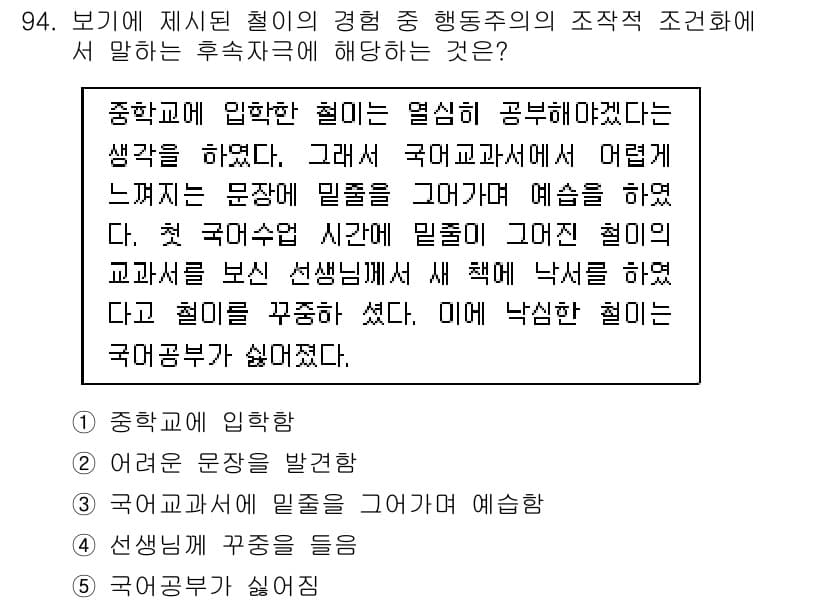 청소년상담사_2급(2교시)(구) 2018년 94번 - 정답과 핵심 포인트를 검수 중인 기출문제