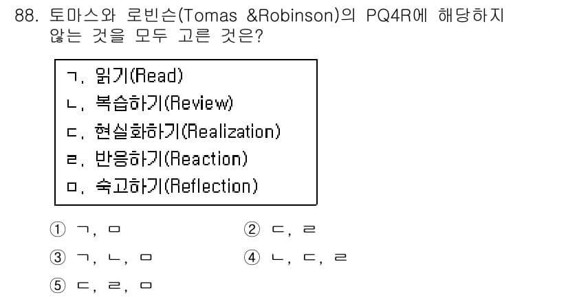 청소년상담사_2급(2교시) 2019년 88번 - 정답과 핵심 포인트를 검수 중인 기출문제