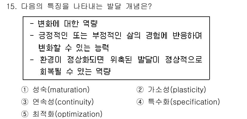 청소년상담사_3급(1교시) 2015년 15번 - 정답과 핵심 포인트를 검수 중인 기출문제