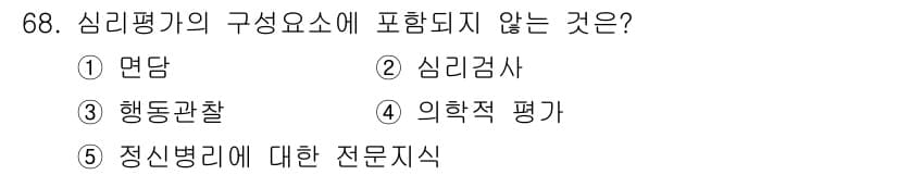 청소년상담사_3급(1교시) 2015년 68번 - 정답과 핵심 포인트를 검수 중인 기출문제