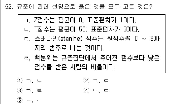 청소년상담사_3급(1교시)(구) 2017년 52번 - 정답과 핵심 포인트를 검수 중인 기출문제