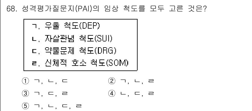 청소년상담사_3급(1교시) 2019년 68번 - 정답과 핵심 포인트를 검수 중인 기출문제